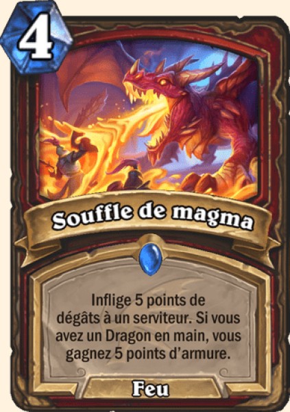 Souffle de magma carte Hearhstone