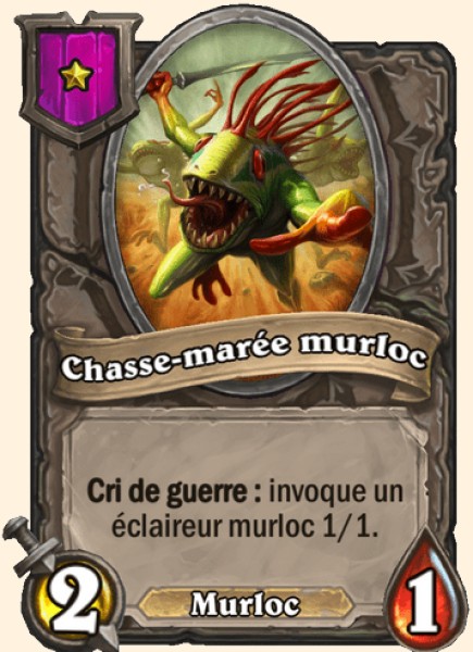 Chasse-maree murloc carte Hearhstone