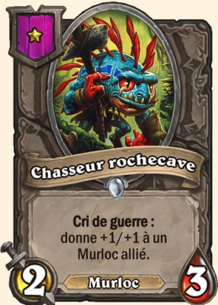 Chasseur rochecave carte Hearhstone