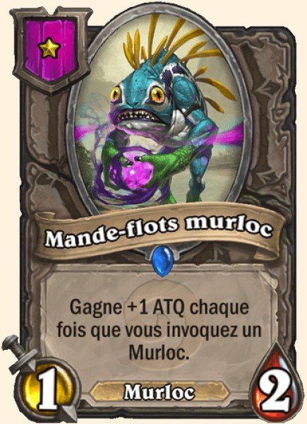 Mande-flots murloc carte Hearhstone