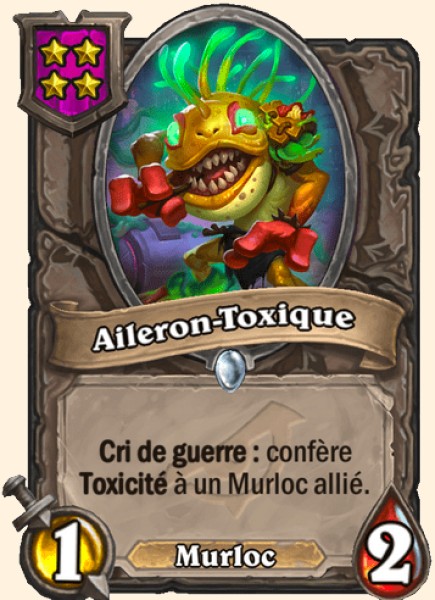 Aileron-toxique carte Hearhstone