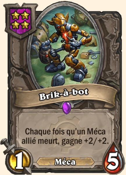 Brik-a-bot carte Hearhstone