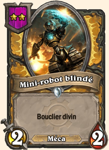 Mini-robot blinde carte Hearhstone