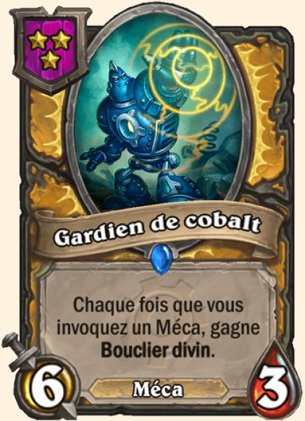 Gardien de cobalt carte Hearhstone