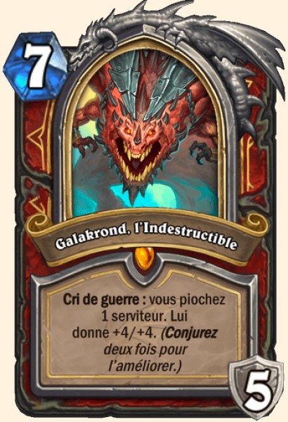Galakrond, la fin d'Azeroth carte Hearhstone