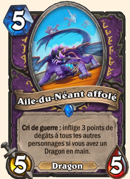 Aile-du-Neant derange carte Hearhstone