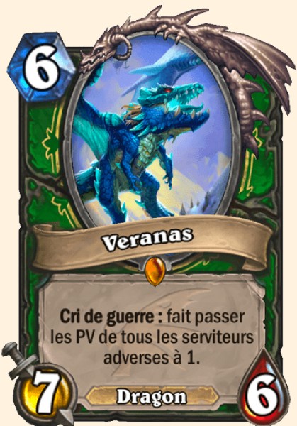 Veranus carte Hearhstone