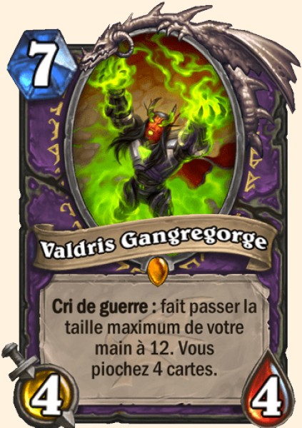 Valdris Gangregorge carte Hearhstone