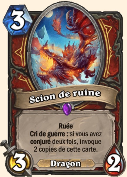 Heraut de Galakrond carte Hearhstone