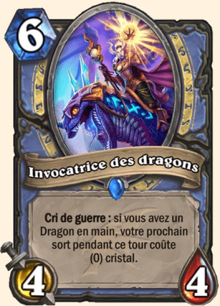 Invocateur de dragons carte Hearhstone