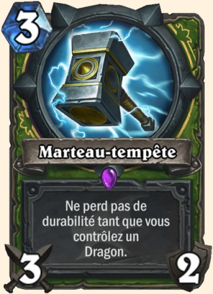 Marteau-tempete carte Hearhstone