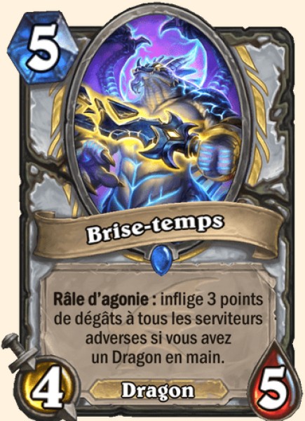 Briseur-de-temps carte Hearhstone