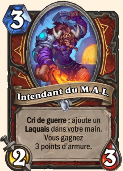 EVIL Quartermaster carte Hearhstone