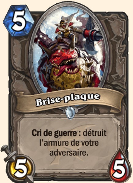 Briseur-d'armure carte Hearhstone