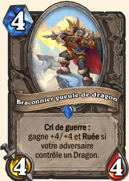 Braconnier Gueule-de-Dragon carte Hearhstone