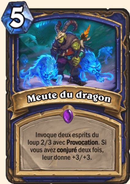 Meute du dragon carte Hearhstone
