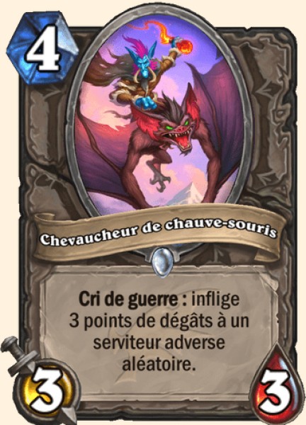 Chevaucheur de chauve-souris carte Hearhstone