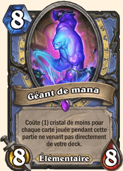 Geant de mana carte Hearhstone