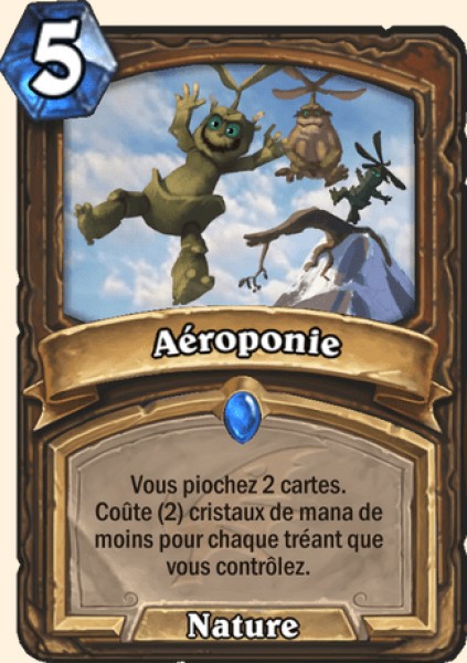 Aeroponie carte Hearhstone