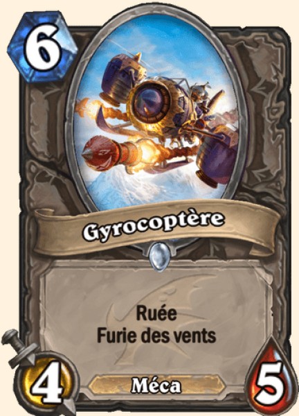 Gyrocoptere carte Hearhstone