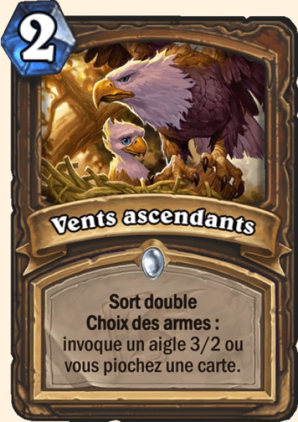 Vents ascendants carte Hearhstone