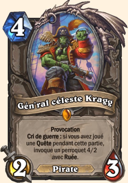 Gen’ral celeste Kragg carte Hearhstone