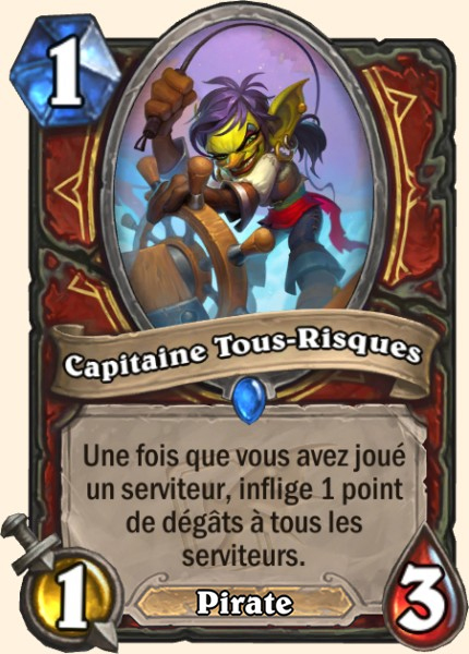 Capitaine Tous-Risques carte Hearhstone