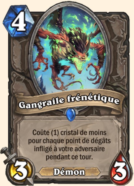 Gangraile frenetique carte Hearhstone