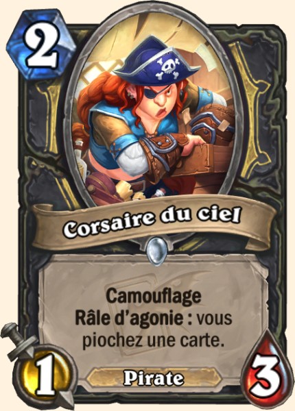 Corsaire du ciel carte Hearhstone