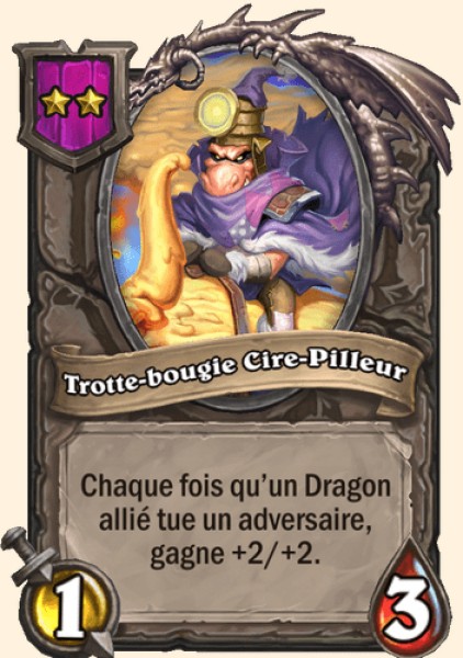 Trotte-bougie Cire-pilleur carte Hearthstone