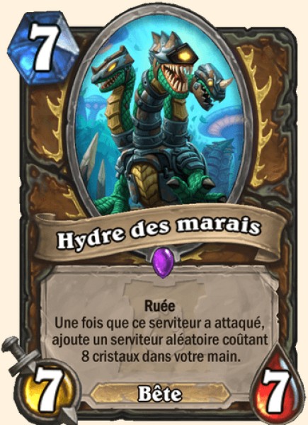 Hydre des marais carte Hearhstone