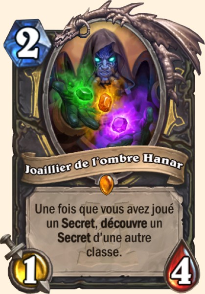 Joailler de l'Ombre Hanar carte Hearhstone