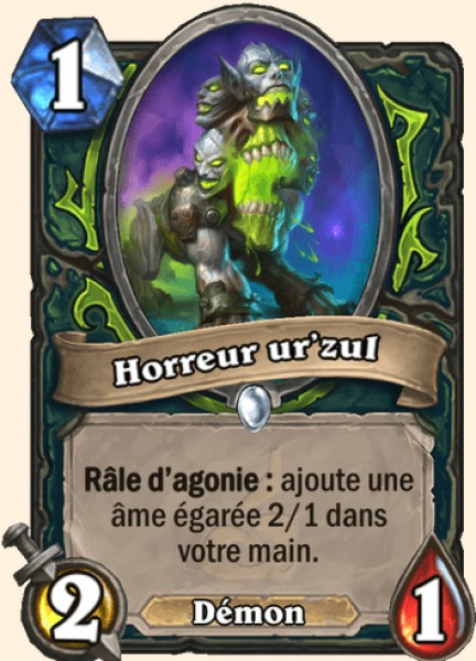 Horreur ur'zul carte Hearhstone
