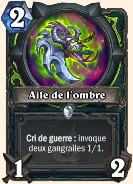 Aile de l'ombre carte Hearhstone