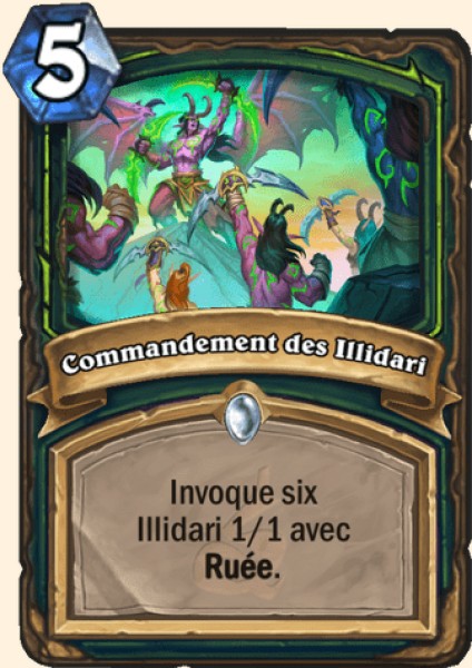 Commandement des Illidari carte Hearhstone