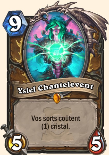 Ysiel Chantelevent carte Hearhstone