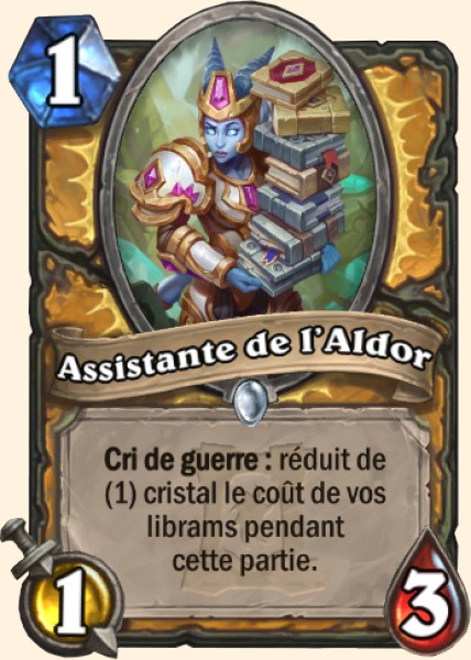 Assistante de l'Aldor carte Hearhstone