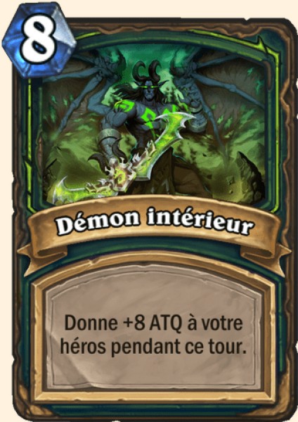 Demon interieur carte Hearhstone