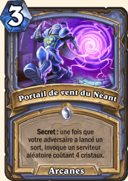 Portail de vent du Neant carte Hearhstone