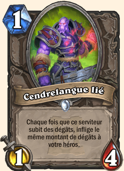 Cendrelangue lie carte Hearhstone