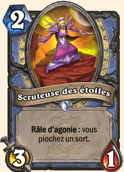 Scruteuse des etoiles carte Hearhstone