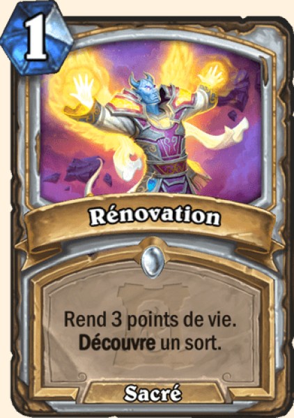 Renovation carte Hearhstone