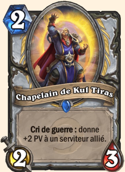 Chapelain de Kul Tiras carte Hearhstone