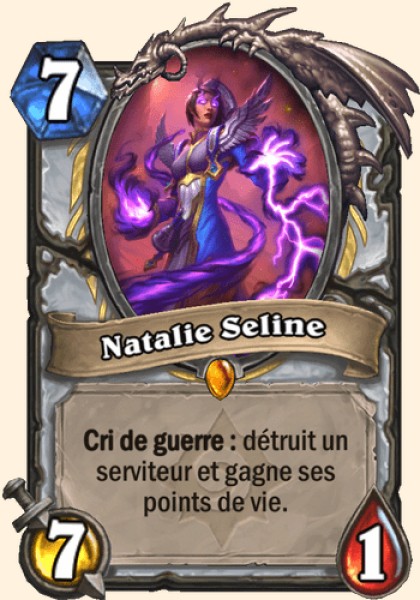 Natalie Seline carte Hearhstone