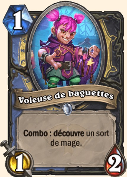 Voleuse de baguettes carte Hearhstone