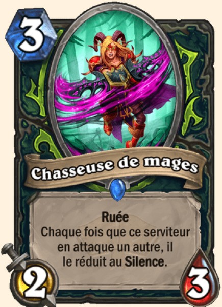 Chasseuse de mages carte Hearhstone