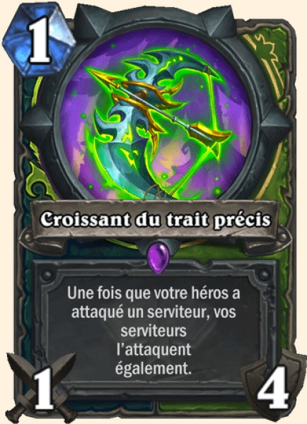 Visee croissante carte Hearhstone