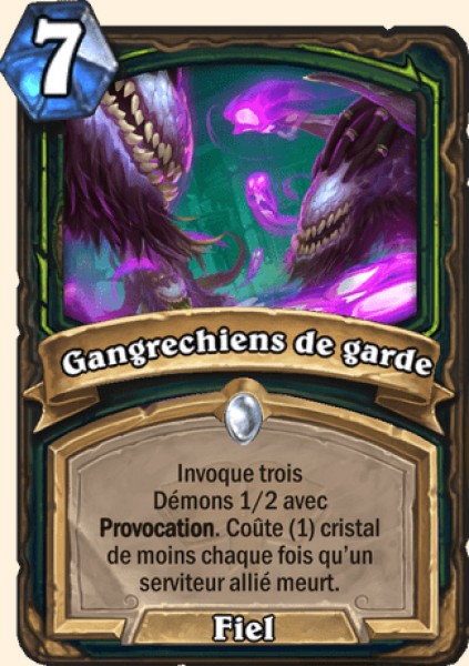 Gangrechiens de garde carte Hearhstone