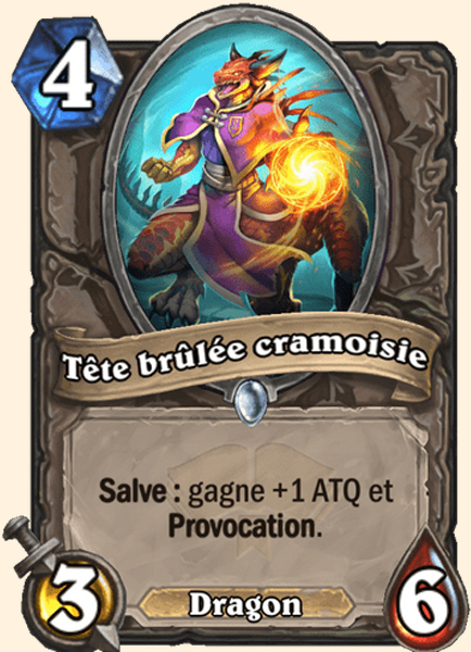 Tete brulee cramoisie carte Hearhstone