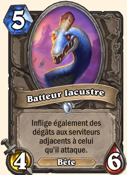 Batteur lacustre carte Hearhstone